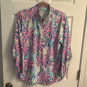 UPF50+ Vibrant Womens Shirt - inspired Lily Pulitzer